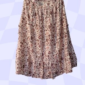 Floral Print Women's Skirt